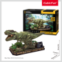 Cubic Fun - Puzzle 3D Tyrannosaurus Rex 52 Piese Cubic Fun - 2